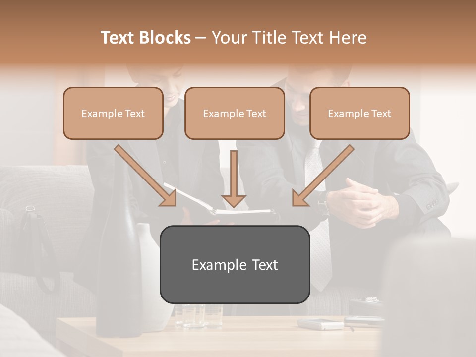 Casual Consultant Office PowerPoint Template
