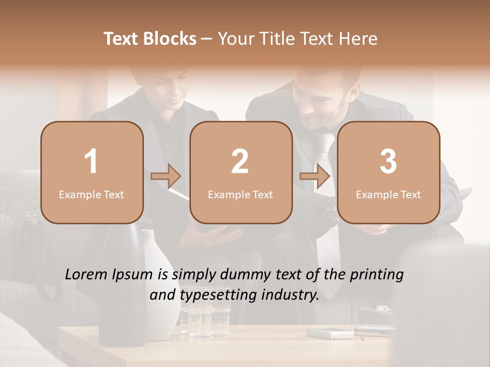 Casual Consultant Office PowerPoint Template