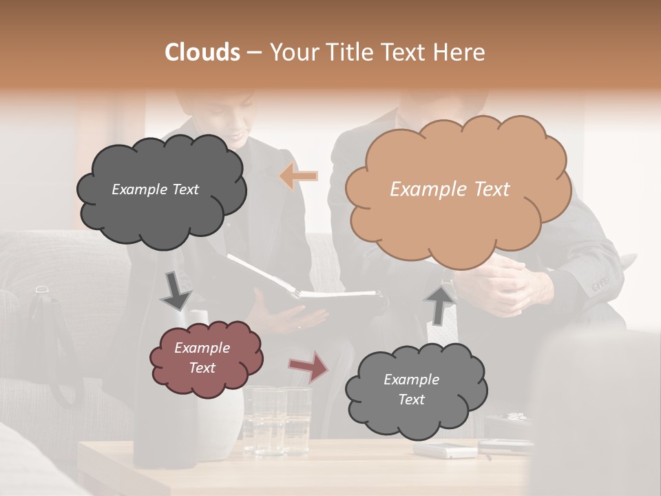 Casual Consultant Office PowerPoint Template