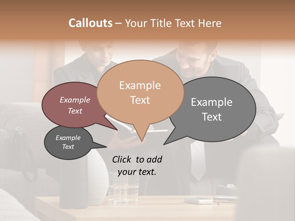 Casual Consultant Office PowerPoint Template