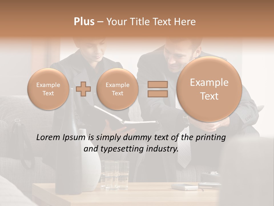 Casual Consultant Office PowerPoint Template