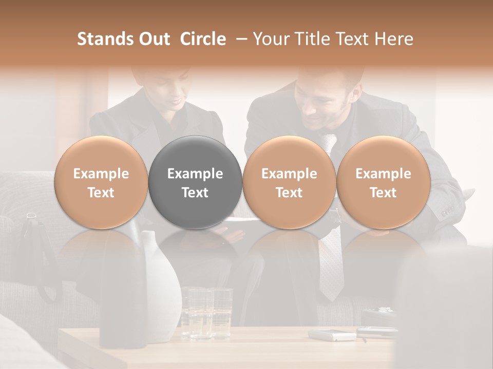 Casual Consultant Office PowerPoint Template