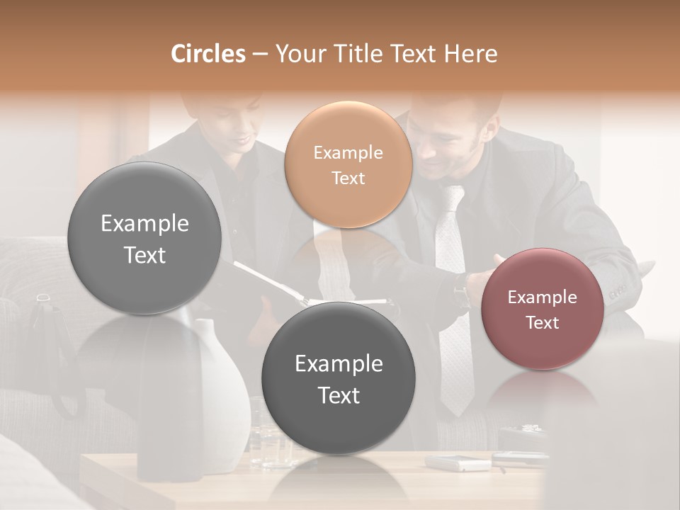 Casual Consultant Office PowerPoint Template