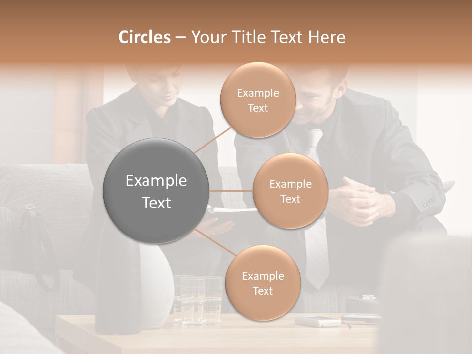 Casual Consultant Office PowerPoint Template