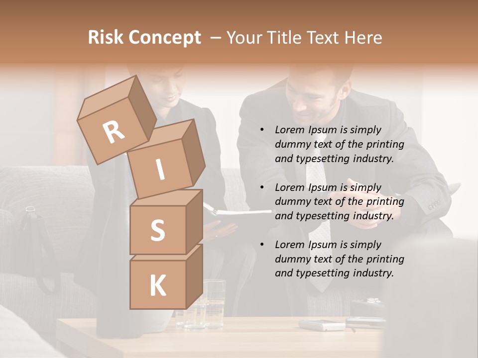 Casual Consultant Office PowerPoint Template