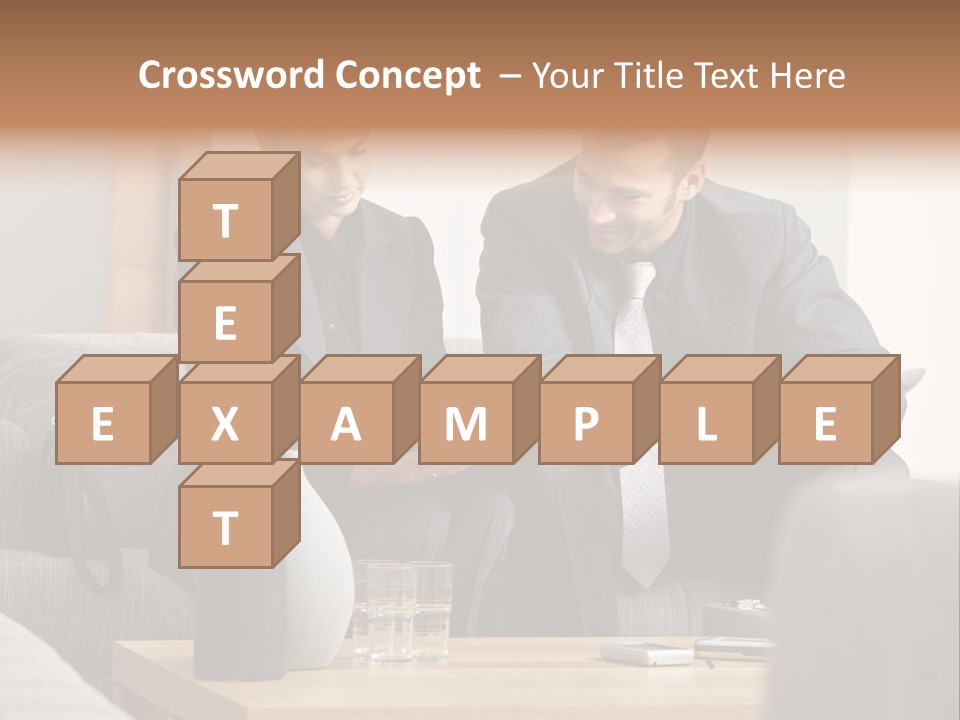 Casual Consultant Office PowerPoint Template