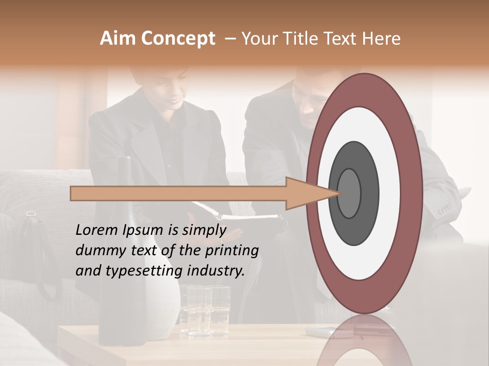 Casual Consultant Office PowerPoint Template