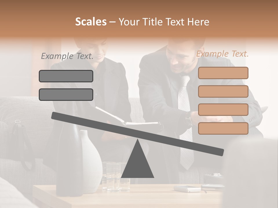 Casual Consultant Office PowerPoint Template
