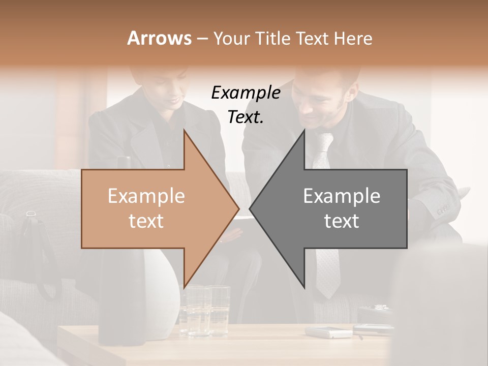 Casual Consultant Office PowerPoint Template