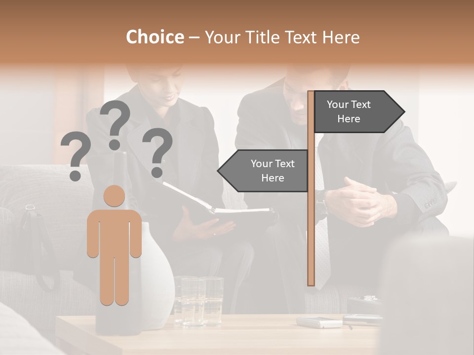 Casual Consultant Office PowerPoint Template