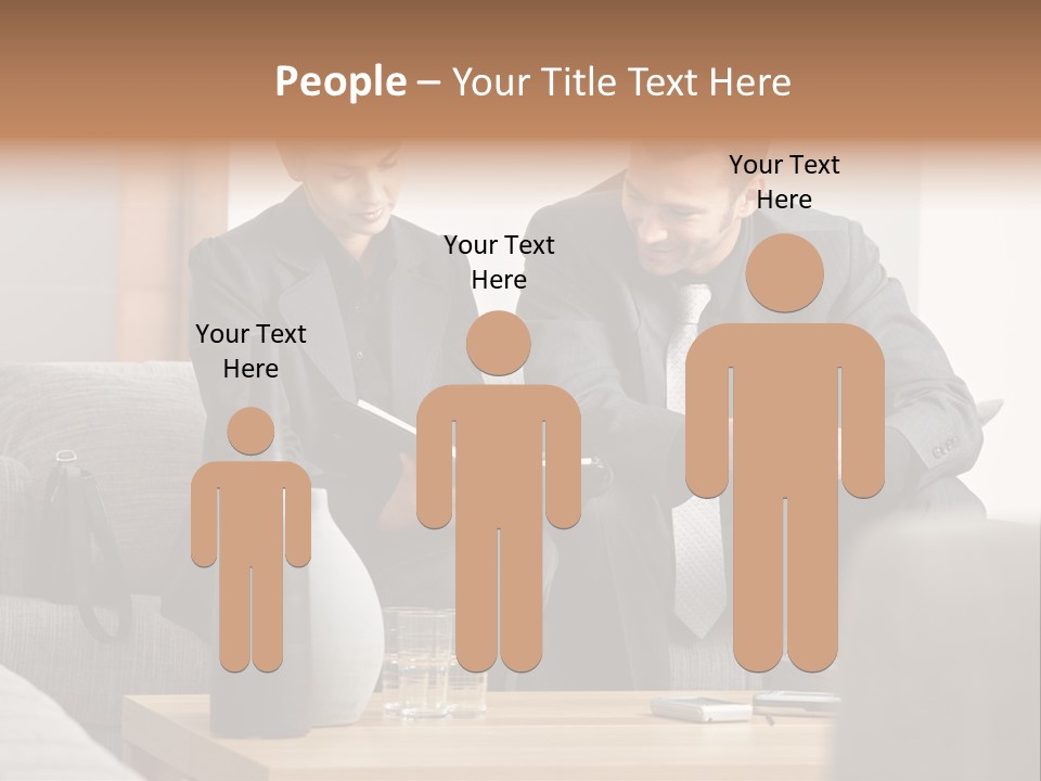 Casual Consultant Office PowerPoint Template