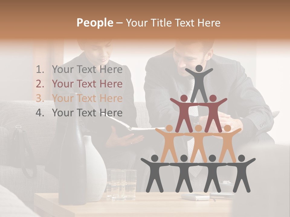 Casual Consultant Office PowerPoint Template