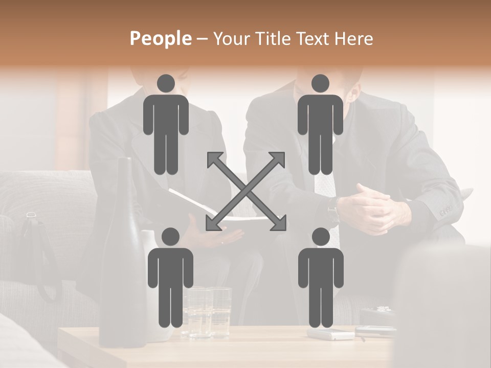 Casual Consultant Office PowerPoint Template