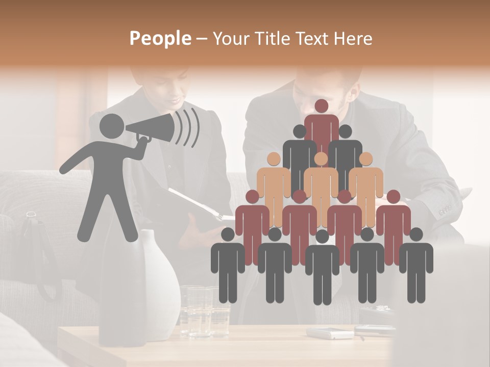 Casual Consultant Office PowerPoint Template