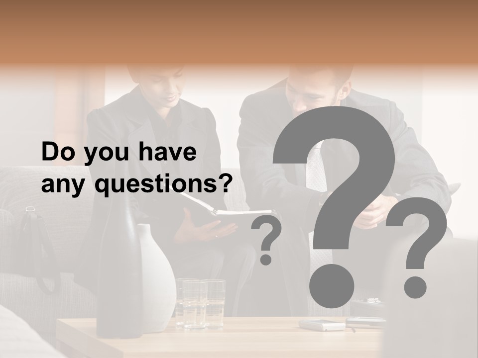 Casual Consultant Office PowerPoint Template