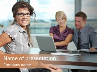 Color Table Career PowerPoint Template