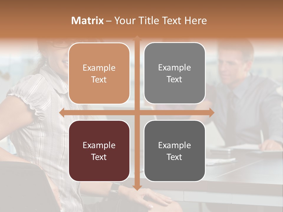 Color Table Career PowerPoint Template