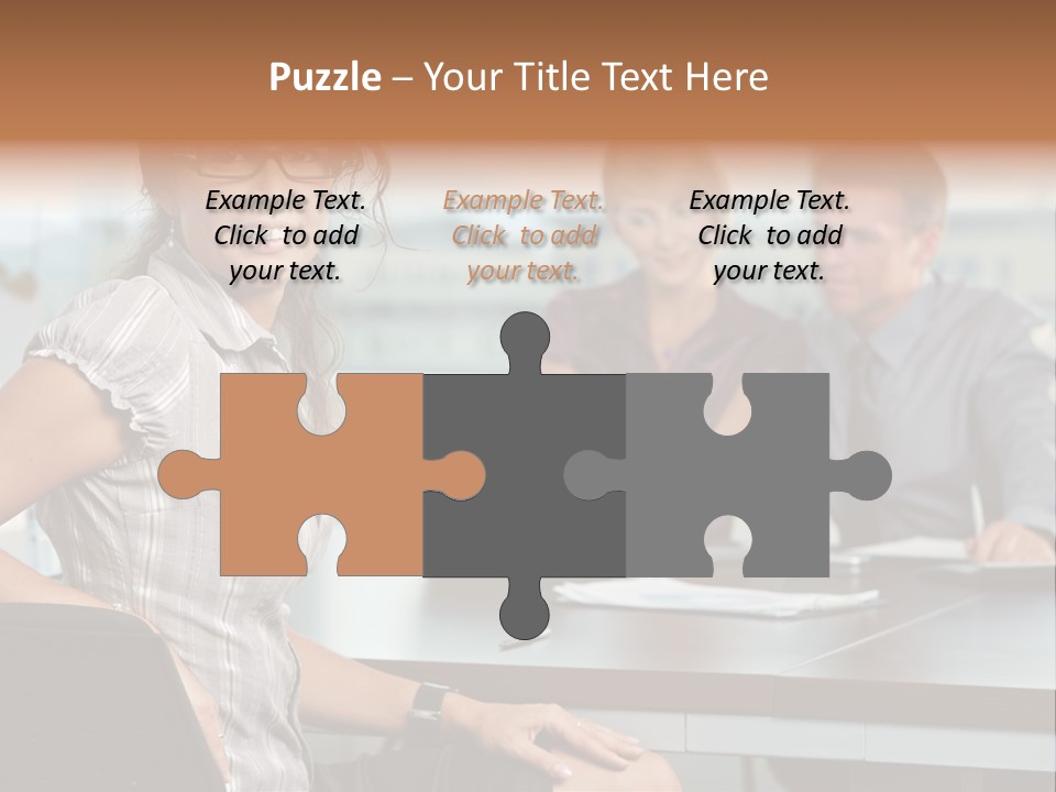 Color Table Career PowerPoint Template