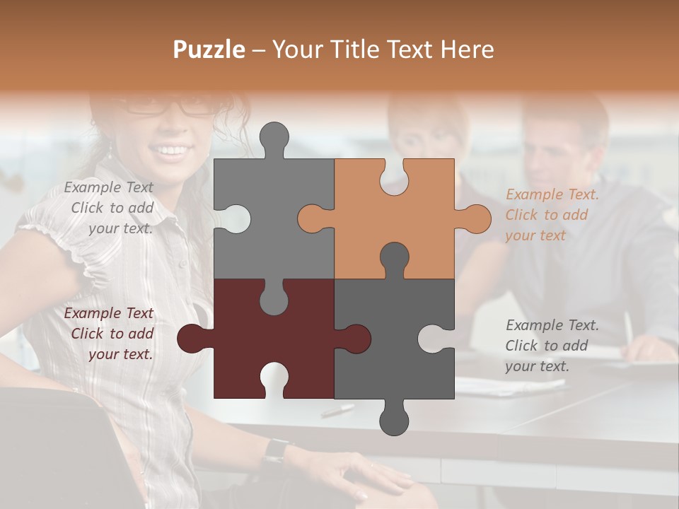 Color Table Career PowerPoint Template