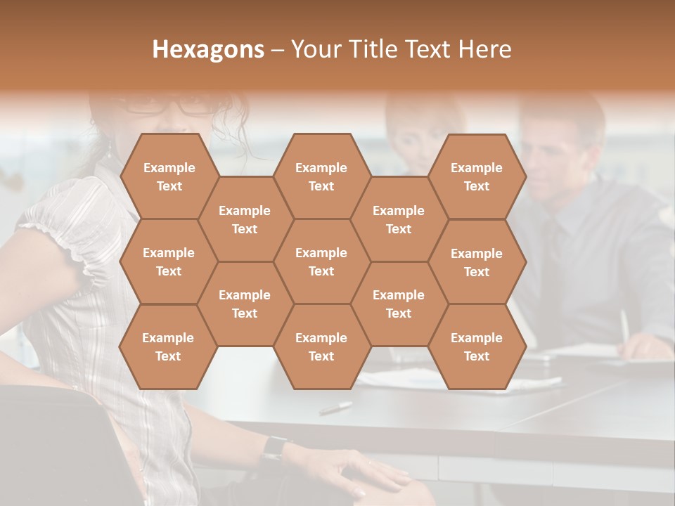 Color Table Career PowerPoint Template