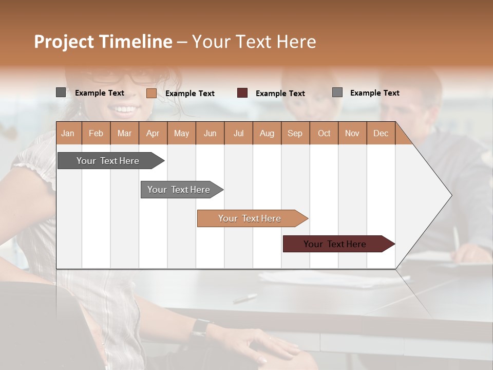 Color Table Career PowerPoint Template