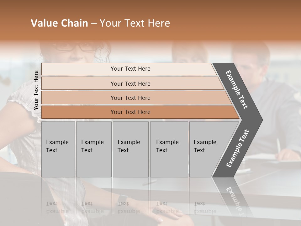 Color Table Career PowerPoint Template