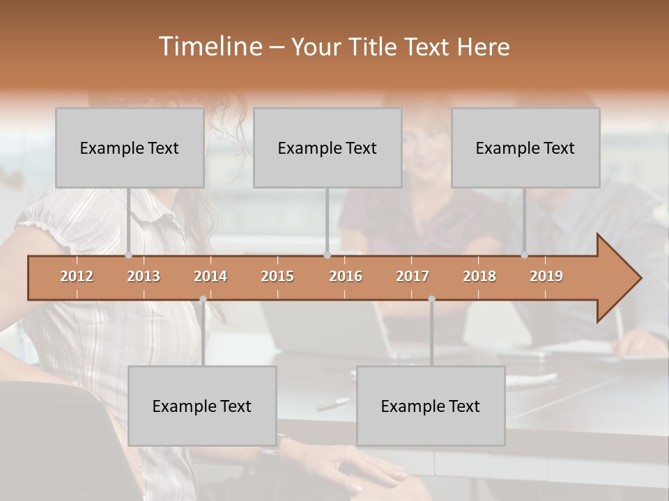 Color Table Career PowerPoint Template