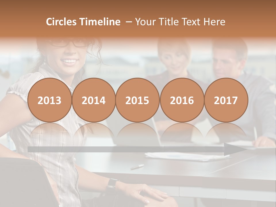 Color Table Career PowerPoint Template