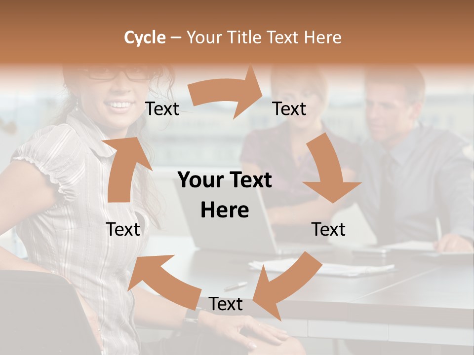 Color Table Career PowerPoint Template