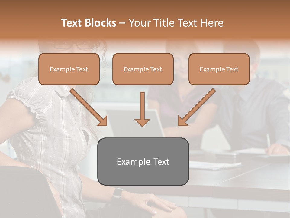 Color Table Career PowerPoint Template
