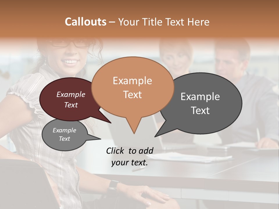 Color Table Career PowerPoint Template