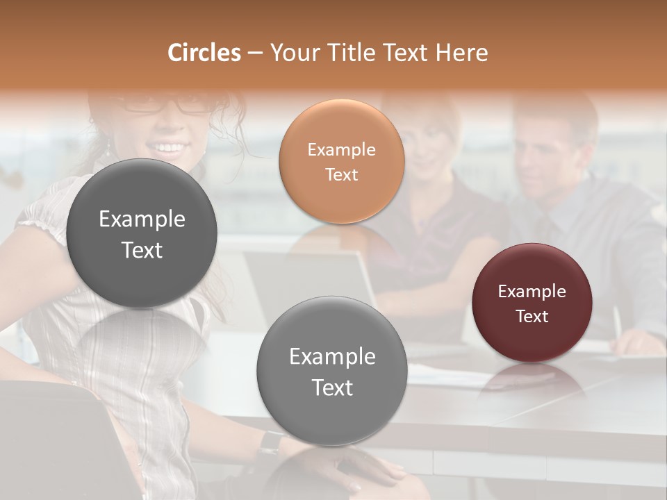 Color Table Career PowerPoint Template