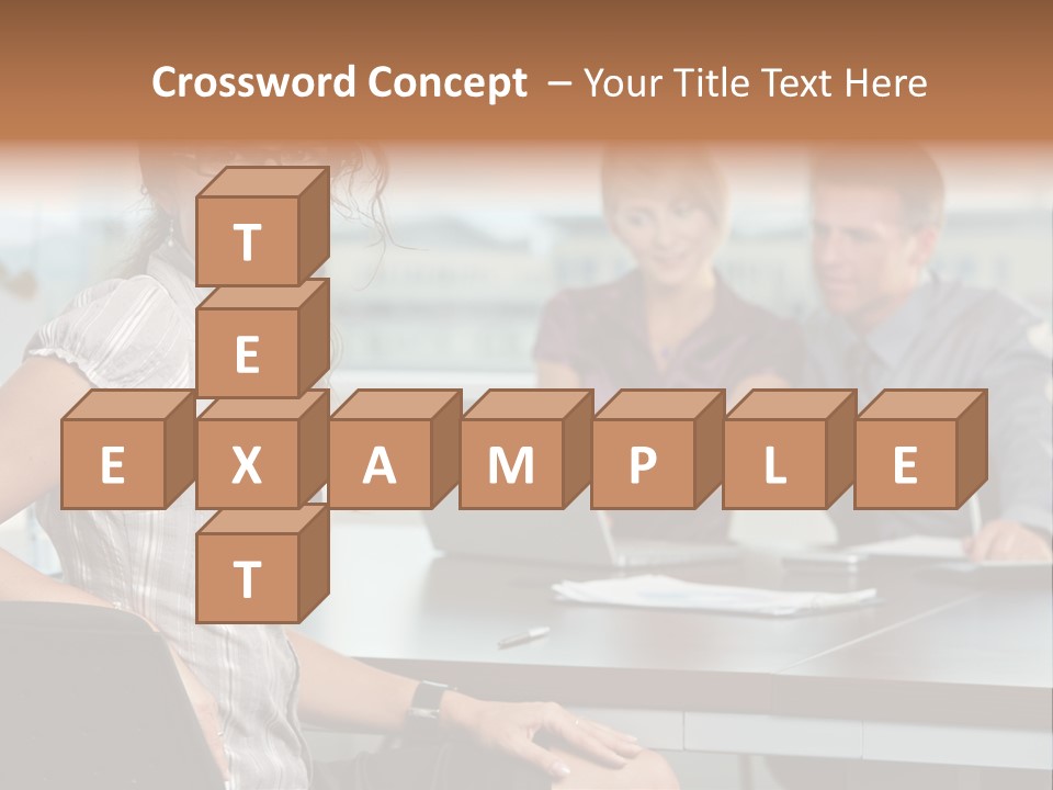 Color Table Career PowerPoint Template