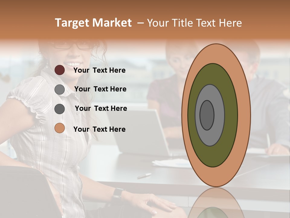 Color Table Career PowerPoint Template