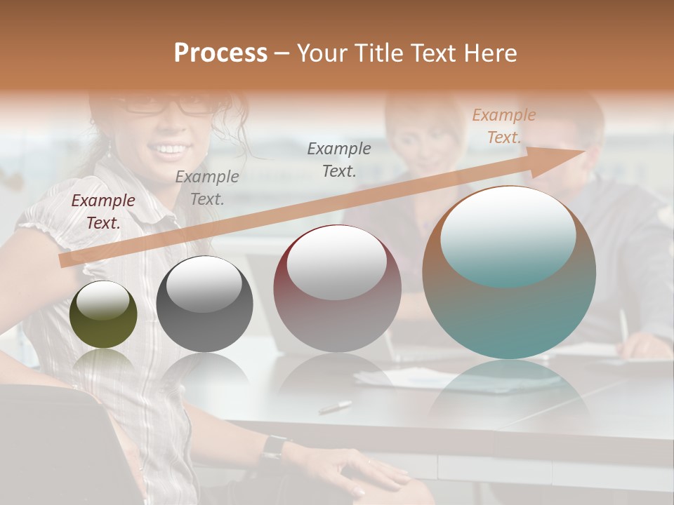 Color Table Career PowerPoint Template
