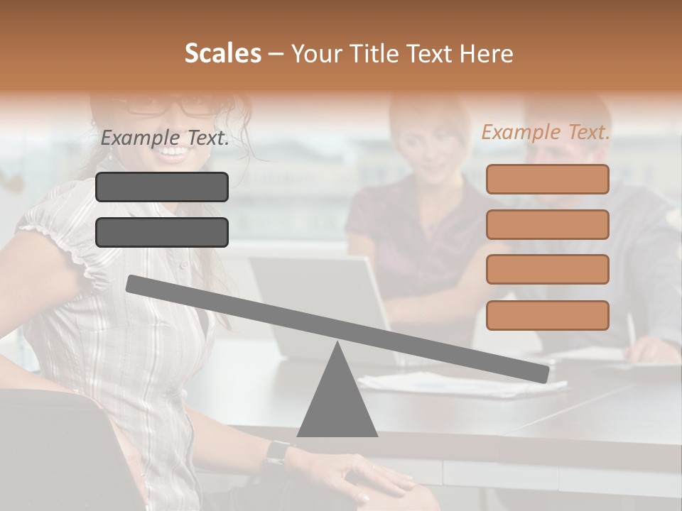 Color Table Career PowerPoint Template