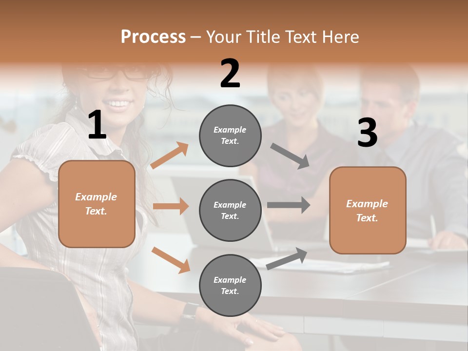 Color Table Career PowerPoint Template