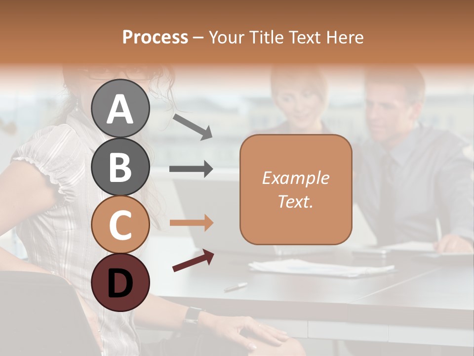 Color Table Career PowerPoint Template