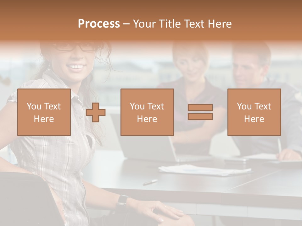 Color Table Career PowerPoint Template