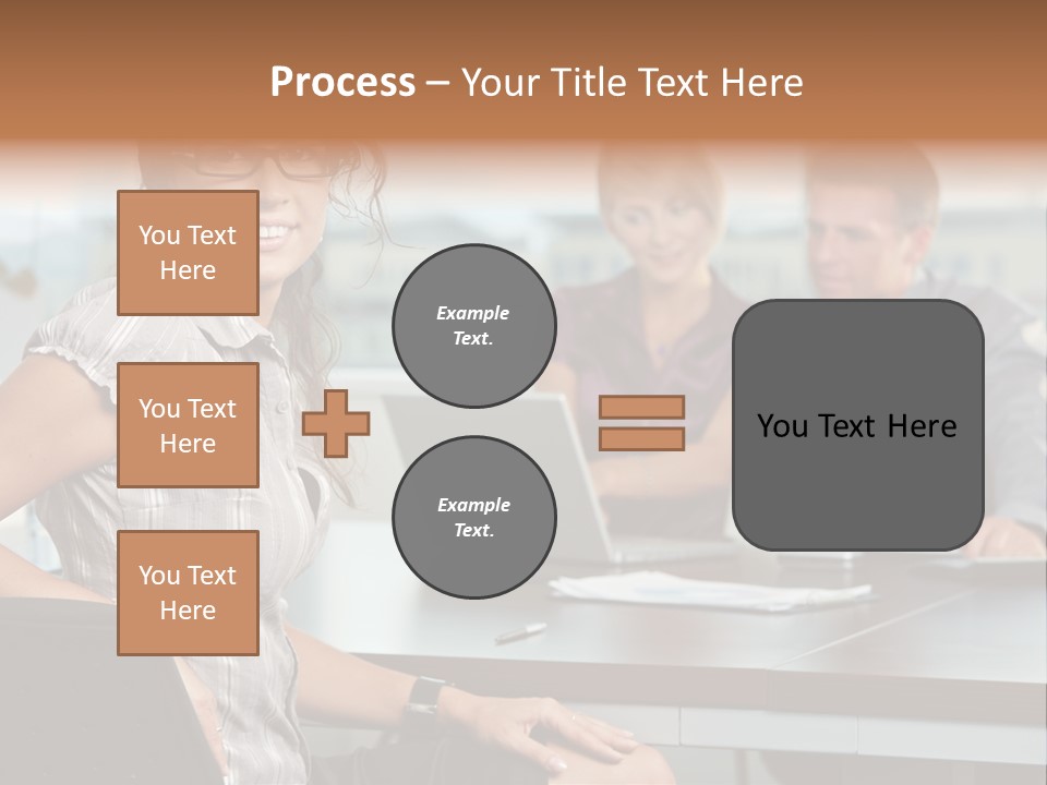 Color Table Career PowerPoint Template