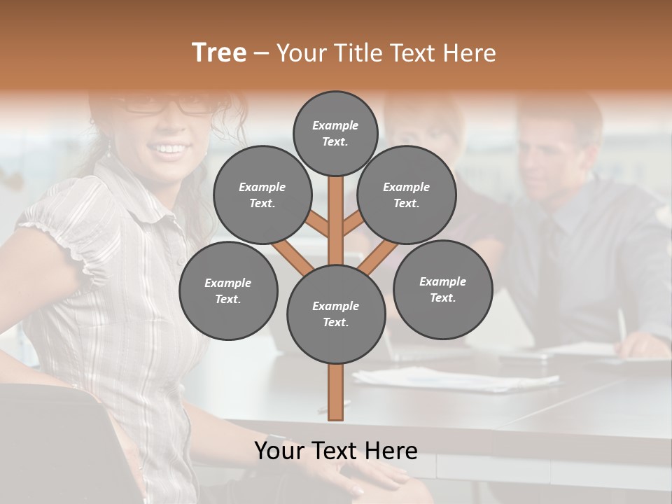 Color Table Career PowerPoint Template