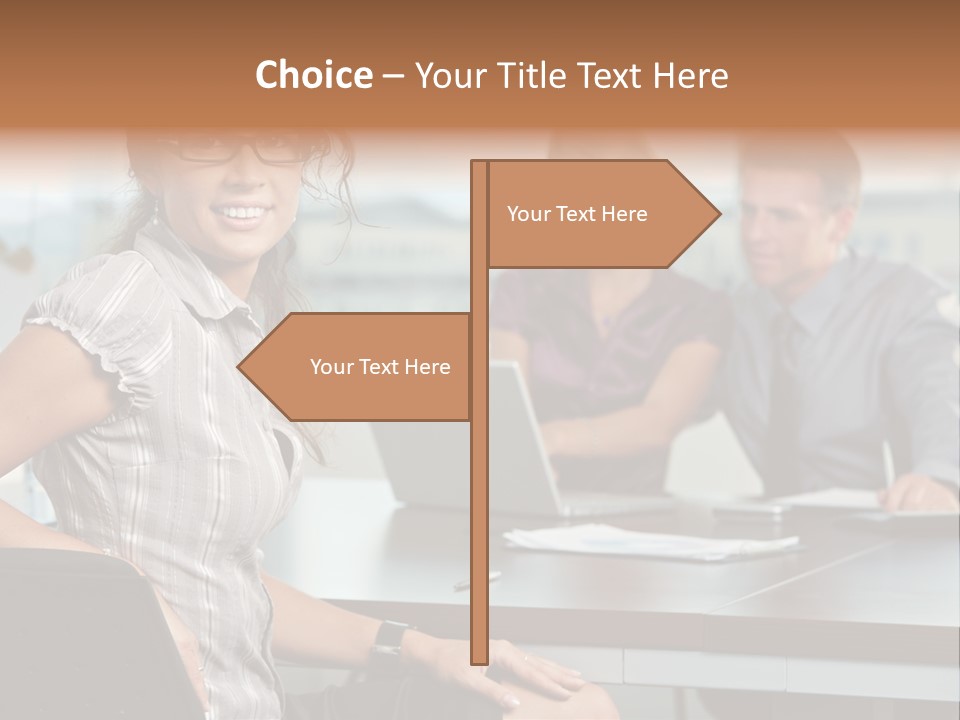 Color Table Career PowerPoint Template