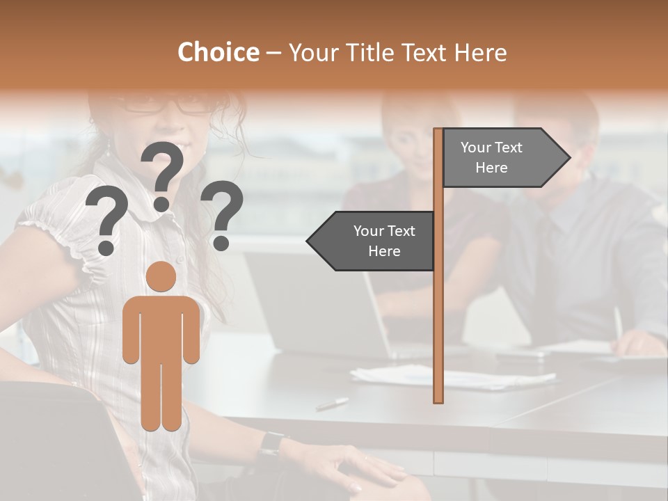 Color Table Career PowerPoint Template