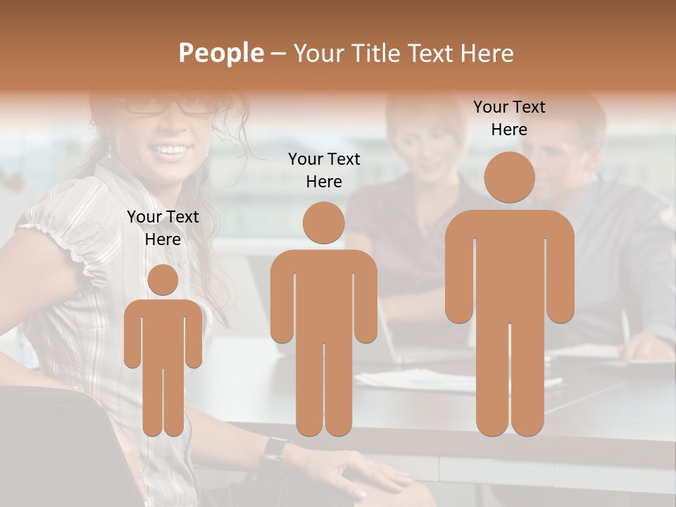 Color Table Career PowerPoint Template