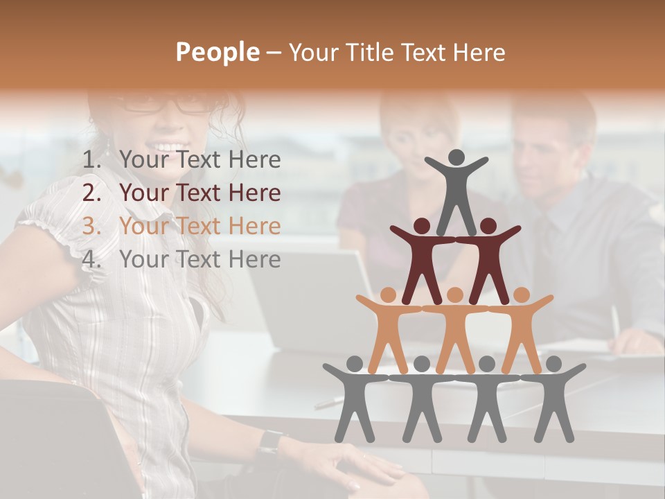Color Table Career PowerPoint Template