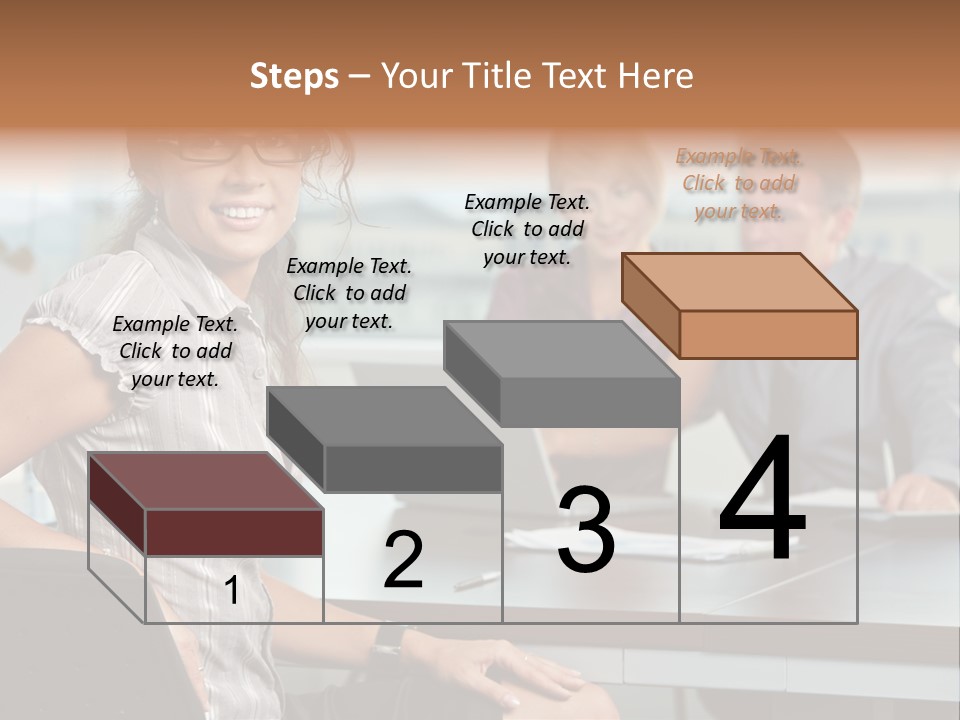 Color Table Career PowerPoint Template