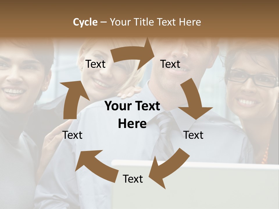 Business Mobility Looking PowerPoint Template
