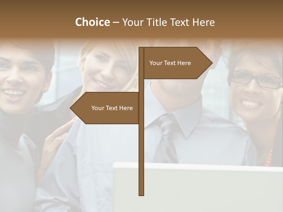 Business Mobility Looking PowerPoint Template