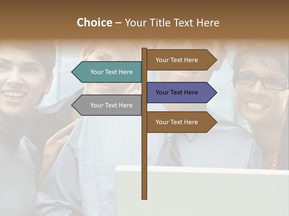 Business Mobility Looking PowerPoint Template
