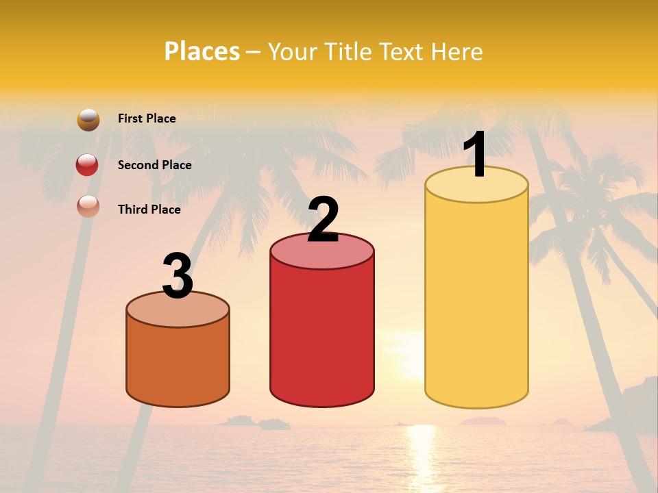 Beautiful Recreation Orange PowerPoint Template